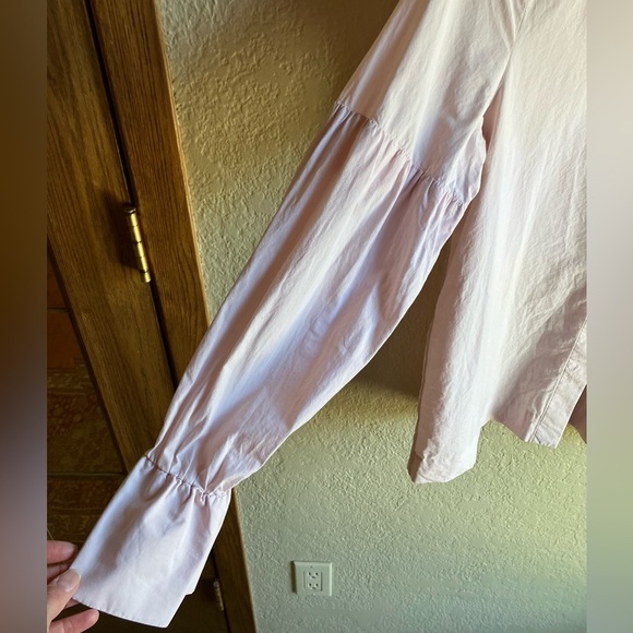 COS long sleeve petal pink blouse - Picture 3 of 9